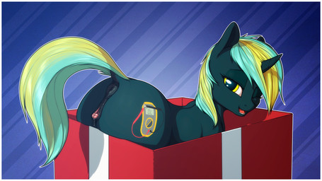 anatomically_correct anatomically_correct_anus anatomically_correct_genitalia anatomically_correct_vulva animal_genitalia animal_vulva anus ass_up back_groove big_butt black_anus black_genitals black_vulva bodily_fluids border butt clitoral_winking clitoris cutie_mark dark_anus darkened_anus darkened_genitalia darkened_vulva dock_(anatomy) dripping equine_anus equine_genitalia equine_vulva eyebrows eyelashes female female_feral feral genital_fluids genitals gift hair horn looking_at_viewer mane mane_hair multicolored_hair multicolored_mane multicolored_tail narrowed_eyes one_eye_closed open_mouth pattern_background puffy_anus quadruped simple_background solo striped_background tail teeth thick_thighs three-quarter_view tongue two_tone_hair vaginal_fluid_drip vaginal_fluids vulva white_border wink shydale hasbro my_little_pony mythology electro_current_(oc) fan_character equid equine horse mammal mythological_creature mythological_equine pony unicorn 16:9 2017 digital_media_(artwork) hi_res widescreen