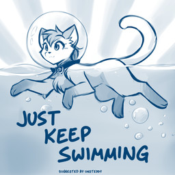 armor bubble cheek_tuft chest_tuft dialogue diving_helmet facial_tuft feet female feral fur headgear headgear_only helmet helmet_only leg_markings markings partially_submerged simple_background smile socks_(marking) solo swimming tail text toes toony tuft water conditional_dnp tom_fischbach subnautica_2 twokinds windstraw_kidwell domestic_cat felid feline felis keidran mammal 2026 blue_and_white digital_drawing_(artwork) digital_media_(artwork) english_text hi_res monochrome sketch