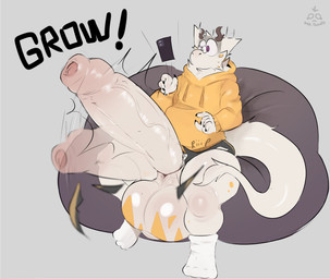 5_fingers anthro balls big_balls big_butt big_penis bottomwear butt clothed clothing erection erection_under_clothing eyewear fingers foreskin fur genitals glans glasses horn huge_balls huge_penis humanoid_genitalia humanoid_penis hyper hyper_balls hyper_genitalia hyper_penis male nipples penis shorts simple_background solo surprised sweater tail text topwear torn_bottomwear torn_clothing torn_shorts white_balls white_body white_fur white_penis sad_tomato mythology todd_(sad_tomato) dragon furred_dragon furred_scalie mammal mythological_creature mythological_scalie scalie hi_res