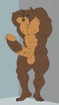 anthro big_penis erection genitals huge_penis hyper hyper_genitalia hyper_penis male marshal_king muscular penis solo sikkamore228 canid canine canis domestic_dog mammal absurd_res digital_media_(artwork) full-length_portrait hi_res portrait