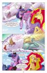 2016 avian cockatrice comic crown english_text equestria_girls equid equine european_mythology feathered_wings feathers female feral friendship_is_magic glowing hasbro headgear hi_res horn jewelry macro magic mammal membrane_(anatomy) membranous_wings my_little_pony mythological_avian mythological_creature mythological_equine mythological_scalie mythology necklace saturdaymorningproj scalie sunset_shimmer_(eg) text twilight_sparkle_(mlp) winged_unicorn wings