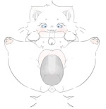 anus bell bell_collar blush bodily_fluids clitoris collar disembodied_penis duo female genital_fluids genitals lying male male/female multi_nipple nipples on_back paws penis plap semi-anthro sound_effects tail vaginal_fluids ijijil sound_warning domestic_cat felid feline felis mammal animated sketch sound unfinished webm