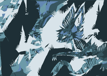 ambiguous_gender blue_body blue_fur blue_tail feral fur group lying on_front tail naircat domestic_cat felid feline felis mammal 2017 blue_theme digital_drawing_(artwork) digital_media_(artwork) microsoft_paint_(artwork)