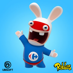 anthro blue_background blue_bodysuit blue_clothing blue_eyes blue_skinsuit bodysuit buckteeth clothed clothed_anthro clothed_male clothing featureless_legs fully_clothed fully_clothed_anthro fully_clothed_male fur hand_pawpads happy light logo long_ears looking_at_viewer male male_anthro mitten_hands multicolored_body no_eyebrows noseless open_mouth open_smile pawpads red_clothing red_mask red_tongue red_underwear short_legs simple_background skinsuit smile smiling_at_viewer solo standing superhero superhero_costume tan_body tan_eyelids tan_inner_ear tan_pawpads tan_skin teeth tight_clothing title tongue two_tone_body underwear white_body white_fur jean-baptiste_raimbault carrefour raving_rabbids rayman_(series) ubisoft lagomorph mammal rabbid 1:1 2021 3d_(artwork) absurd_res adobe_photoshop_(artwork) autodesk_maya_(artwork) colored digital_media_(artwork) english_description hi_res lighting official_art portrait shaded