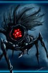 bioluminescence compound_eyes erection feral genitals glowing glowing_eyes male multi_limb nude penis red_eyes solo syrinoth metroid metroid_prime metroid_prime_2 nintendo alien ing_(species) monster