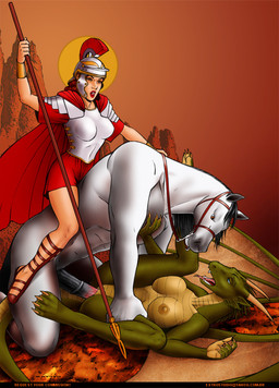 4_toes animal_genitalia animal_penis anthro areola armor bdsm big_breasts blood blue_eyes bodily_fluids boots bracelet breasts bridle brown_eyes claws clothed clothing countershade_feet countershading dominant dominant_female dominant_human equine_genitalia equine_penis erection eye_contact fangs fantasy feet female female_penetrated footwear forced from_front_position fully_clothed genitals group group_sex half-closed_eyes headgear helmet horn humanoid_pointy_ears interspecies jewelry kneeling leash looking_at_another lying male male/female male_penetrating male_penetrating_female membrane_(anatomy) membranous_wings missionary_position muzzle_(object) narrowed_eyes nipples non-mammal_breasts non-mammal_nipples non-mammal_vulva nude on_back open_mouth penetration penile penile_penetration penis penis_in_vagina petplay plantigrade pointy_ears ponyplay questionable_consent reins riding roleplay sex shoes soles spread_legs spreading straddling submissive submissive_female submissive_male tail teeth threesome toes tongue tongue_out trio vaginal vaginal_penetration vulva wings extro mythology saint_george dragon equid equine horse human mammal mythological_creature mythological_scalie reptile scalie 2011 hi_res