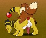 3_toes all_fours ampharos anal anal_penetration anus balls barefoot big_feet black_eyes black_skin brown_background brown_eyes brown_fur butt canine claws clenched_teeth doggystyle eevee erection eyelashes eyes_closed feral fox from_behind fur gay happy interspecies knot long_ears looking_at_viewer looking_back male mammal namarx7 nintendo nude orb pawpads paws penetration penis pink_penis pink_skin plain_background pointy_ears pokémon red_penis red_skin sex shadow sharp_teeth shiny size_difference small_dom_big_sub smile squint teeth toe_claws vein video_games white_eyes white_fur white_skin yellow_skin
Rating: Explicit
Score: 38
User: forkU
Date: September 15, 2013