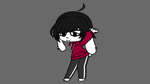 anthro clothing dancing ears_down eyewear glasses hair jacket male pivoted_ears solo tail topwear someone gacha_life lagomorph leporid mammal rabbit 16:9 2d_animation animated digital_media_(artwork) hi_res loop short_playtime sound webm widescreen