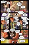 absurd_res anthro canid canine clothed clothing comic costume detailed_background digital_media_(artwork) disney ears_down elephant_costume english_text female fennec_fox finnick_(zootopia) fox furry_wearing_fursuit fursuit hi_res judy_hopps lagomorph larger_male leporid long_ears male mammal necktie nick_wilde pivoted_ears police police_uniform profanity rabbit red_fox size_difference supersmurgger_(artist) text true_fox uniform zootopia