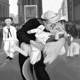 bestiality carrying_another carrying_partner city clothed clothing crowd detailed_background female female_on_human feral group human_on_feral interspecies kiss_on_lips kissing male male/female male_on_feral outside sailor_uniform uniform waist_grab wings redruin01 friendship_is_magic hasbro my_little_pony mythology v-j_day_in_times_square anon rainbow_dash_(mlp) equid equine horse human mammal mythological_creature mythological_equine pegasus pony 1:1 2021 digital_media_(artwork) digital_painting_(artwork) greyscale monochrome painting_(artwork)