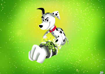 black_body black_fur black_nose black_spots collar collar_tag different_artstyle feral floppy_ears fur green_background heterochromatic_ears male markings omnitrix pink_inner_ear red_collar simple_background solo spots spotted_body spotted_fur star_collar_tag toony white_body white_fur white_spots fenris64 101_dalmatian_street 101_dalmatians ben_10 cartoon_network dc_comics disney krypto_the_superdog warner_brothers dylan_(101_dalmatians) four_arms_(ben_10) canid canine canis dalmatian domestic_dog mammal absurd_res hi_res