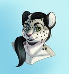 anthro male solo mr_jager stellaweteranina umbrose felid mammal pantherine snow_leopard portrait