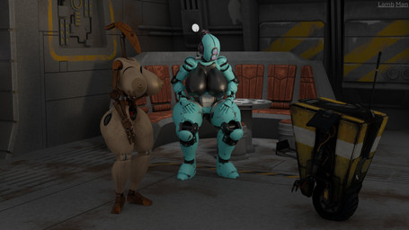 confusion female glowing glowing_eyes group looking_at_another machine male male/female nude trio lamb_man26 jaller_arts_(modeler) 2k_games borderlands fallout microsoft star_wars claptrap assaultron_(fallout) b1_battle_droid battle_droid humanoid robot robot_humanoid 16:9 3d_(artwork) digital_media_(artwork) hi_res widescreen