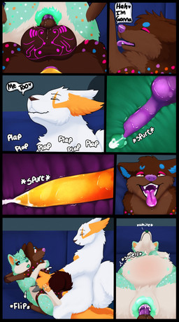 animal_genitalia animal_penis anthro anthro_on_feral bestiality bite biting_lip black_nose bodily_fluids breath brown_body brown_fur brown_nose canine_genitalia canine_penis cheek_tuft cloven_hooves countershade_face countershade_paws countershade_torso countershading cum cum_inflation cum_inside dripping ejaculation eye_markings facial_tuft female feral from_front_position fur furniture genital_fluids genitals green_nose group group_sex heart_symbol hooves hug inflation inner_ear_fluff interspecies knot knotted_penis looking_pleasured lying male male/female male/male markings missionary_position multicolored_markings on_back onomatopoeia orgasm panting paws penis pink_markings pointy_ears prick_ears purple_nose purple_penis sex simultaneous_orgasms sofa sound_effects speech_bubble spinning spots spotted_body spotted_fur teeth text threesome trio tuft vaginal_fluid_drip vaginal_fluids victory_position white_body white_fur x-ray_view yellow_body yellow_fur yellow_penis nauticalcanine canid canine canis domestic_dog hybrid lagomorph mammal shiba_inu spitz comic digital_drawing_(artwork) digital_media_(artwork) english_text handwritten_text hi_res