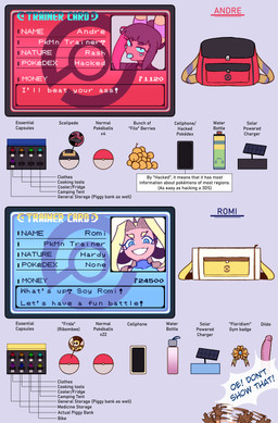 4_eyes bag black_hair blonde_hair blue_eyes bottle capsule cellphone charger container dialogue dildo duo electronics embarrassed female gym_badge hair id_card long_hair looking_at_viewer male mostly_offscreen_character multi_eye phone pokeball profanity pupils sex_toy simple_background smartphone speech_bubble standard_pokeball text trainer_card ultra_ball water_bottle white_background white_pupils cuchuflin nintendo pokemon andre_(cuchuflin) frida_(cuchuflin) romi_(cuchuflin) generation_5_pokemon generation_7_pokemon human humanoid mammal pokemon_(species) ribombee scolipede 2024 absurd_res character_name digital_drawing_(artwork) digital_media_(artwork) english_text hi_res