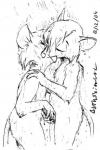 anthro duo erection eyes_closed female genitals kissing male male/female nude penis shower wet young young_anthro asthexiancal don_bluth the_secret_of_nimh martin_brisby teresa_brisby mammal mouse murid murine rodent wood_mouse 2004 black_and_white monochrome sketch brother_(lore) incest_(lore) sibling_(lore) sister_(lore)