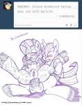 2014 anal anal_penetration animal_genitalia anus balls blush bovine cattle duo english_text equine eyes_closed female feral friendship_is_magic hair horn horse horsecock jcoshooves male mammal my_little_pony open_mouth penetration penis pony prince_blueblood_(mlp) pussy rarity_(mlp) sex spread_legs spreading straight teats text tumblr udders unicorn
Rating: Explicit
Score: 9
User: lemongrab
Date: February 05, 2014