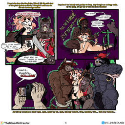 anthro anthro_on_anthro baseball_cap beard big_penis body_hair braces camera chest_hair clothing facial_hair femboy forced genitals group gun hat headgear headwear knife larger_male leon_socks licking male male/male mature_male muscular muscular_male nipple_piercing nipples penis piercing pimple ranged_weapon rape rastacap recording sex size_difference smaller_male speech_bubble teeth text threatening_with_weapon tongue ugly_bastard warts weapon thatoneahhcreator curtis_(dorkdonk) leon_(socks) leon_alabaster asinus canid canine canis domestic_dog donkey equid equine gulonine human japanese_marten mammal marten mustelid musteline 1:1 comic english_text hi_res russian_text