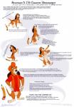 2012 4_fingers 4_toes anthro anthrofied betsythebeaver black_text bottomless canid canine canis clothed clothing collar copper_(tfath) digital_drawing_(artwork) digital_media_(artwork) disney disney_font domestic_dog duo english_text featureless_crotch feet feral feral_to_anthro fingers flat_colors greeting hat headgear headwear hi_res how_to_guide hunter hunting_dog male mammal pencil_(object) scent_hound shirt signature standing tail text the_fox_and_the_hound toes topwear transformation vest