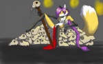 16:10 2012 absurd_res anthro big_breasts breasts canid canine clothed clothing comic female fox hair hi_res long_hair magic_user mammal necromancer oldmusic oldmusic_(artist) purple_hair skimpy solo