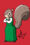 angry anthro brown_body brown_fur clothed clothing crossed_arms female fur looking_at_viewer solo lied_etal velia_(lied_etal) grey_squirrel mammal rodent sciurid tree_squirrel digital_media_(artwork) hi_res