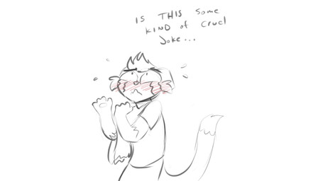 ambiguous_gender anthro bodily_fluids clothed clothed_anthro clothing crying ellipsis head_tuft looking_up shirt solo t-shirt tail tears text topwear towel towel_on_arm tuft taswel domestic_cat felid feline felis mammal 2017 7:4 digital_drawing_(artwork) digital_media_(artwork) english_description english_text half-length_portrait portrait restricted_palette