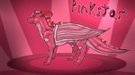 ambiguous_gender blush feral glistening glistening_body glistening_skin horn membrane_(anatomy) membranous_wings nude quadruped simple_background smile solo strainer tail wings skartyuz european_mythology hasbro mythology wings_of_fire pinkstar_(skartyuz) dragon mythological_creature mythological_scalie scalie seawing_(wof) western_dragon 16:9 2024 digital_media_(artwork) hi_res model_sheet widescreen