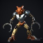 1:1 3d_(artwork) armor better_version_at_paywall biomechanical bionicle blender_(artwork) brown_body claw_(weapon) digital_media_(artwork) gabby94 glowing glowing_eyes gradient_background hi_res humanoid lego looking_at_viewer machine male mask melee_weapon not_furry orange_eyes pohatu robot robot_humanoid silver_body simple_background solo tan_body toa weapon