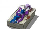 anthro bed cat couple cuddling duo embrace feline female fifi_la_fume furrball interspecies lying male mammal skunk smile straight tiny_toon_adventures tiny_toons warner_brothers
Rating: Safe
Score: 5
User: Gemini
Date: November 16, 2013
