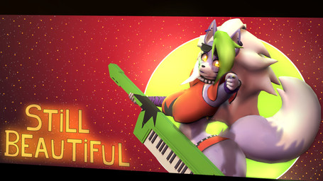 anthro big_breasts big_butt breasts butt clothed clothing eyewear female gesture glasses hand_gesture looking_at_viewer musical_instrument piercing pointing pointing_at_viewer simple_background solo text thick_thighs wide_hips photolol.03 five_nights_at_freddy's five_nights_at_freddy's:_security_breach scottgames steel_wool_studios roxanne_wolf canid canine canis mammal wolf 16:9 2023 3d_(artwork) digital_media_(artwork) hi_res widescreen