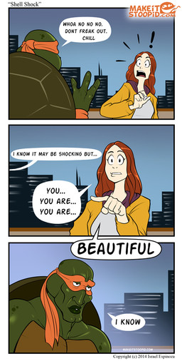 amazing anthro april_o'neil clothed clothing comic dialogue duo english_text female gorgeous hair human humor izra male mammal meme red_hair reptile scalie teenage_mutant_ninja_turtles text turtle
Rating: Safe
Score: 12
User: Peekaboo
Date: June 03, 2014 amazing anthro april_o'neil clothed clothing comic dialogue duo english_text female gorgeous hair human humor izra male mammal meme red_hair reptile scalie teenage_mutant_ninja_turtles text turtle
Rating: Safe
Score: 12
User: Peekaboo
Date: June 03, 2014