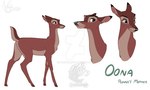 female feral solo namygaga bambi_(film) disney deer mammal model_sheet