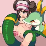 1:1 animated bestiality blue_eyes blush breasts coiling digital_media_(artwork) duo erection female female_on_feral female_penetrated feral feral_penetrating feral_penetrating_human generation_5_pokemon genitals gomadare_papi green_body green_scales heart_symbol human human_on_feral human_penetrated interspecies looking_pleasured male male/female male_penetrating male_penetrating_female mammal nintendo nude open_mouth penetration penile penile_penetration penis penis_in_pussy pixel_(artwork) pixel_animation pokemon pokemon_(species) pokephilia pussy red_eyes rosa_(pokemon) scales serperior sex short_playtime tapering_penis tongue vaginal vaginal_penetration