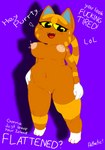 anthro big_sister_villager breasts female genitals nipples pussy sisterly_love solo text wide_hips weh51675815 animal_crossing nintendo katt_(animal_crossing) domestic_cat felid feline felis mammal english_text hi_res