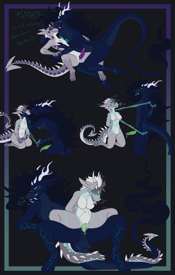 anthro balls bdsm bodily_fluids bondage bound breasts dominant dominant_gynomorph dominant_intersex dripping duo entwined_tails erection female female_penetrated gender_transformation genital_fluids genitals gynomorph gynomorph/male gynomorph_penetrating intersex intersex/male intersex_penetrating kneeling lying male mtf_transformation nipples on_back on_bottom on_top penetration penile penile_penetration penis_in_vagina penis_tied precum precum_drip restraints reverse_cowgirl_position rope rope_bondage rope_harness scaled_penis sex simple_background sitting submissive submissive_female submissive_male tail tail_coil transformation vaginal vaginal_penetration vulva pantheggon scalie absurd_res hi_res