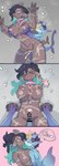 3_panel_comic after_sex aftercare against_surface age_difference anthro black_body black_hair black_skin blonde_hair blue_body blue_skin blush blush_lines bodily_fluids breast_squeeze breasts censor_bar chain claws collar cuddling cum cum_in_pussy cum_in_uterus cum_inside cumshot dark_body dark_skin duo ejaculation eye_roll eyes_closed fangs female femboy fin from_behind_position genital_fluids genitals green_hair grey_body grey_skin hair hand_holding hand_on_breast happy happy_sex heart_symbol internal kissing larger_female leaking_cum looking_pleasured male male/female married_couple mature_female mommy_kink multicolored_body multicolored_hair navel nipples no_condom nude nude_anthro nude_female nude_male older_female on_glass penetration penis purple_eyes sex shark_fin shark_tail sharp_teeth size_difference small_penis smaller_male spiked_collar spikes squeezing striped_body stripes tail teeth translucent translucent_body two_tone_body two_tone_hair uterus vaginal vaginal_penetration young young_anthro young_male younger_male sugata1616 yokai_love_you! akiko_samemoto_(blargen69) ichiro_samemoto_(blargen69) fish mackerel_shark marine shark sleeper_shark squaliform thresher_shark absurd_res comic hi_res