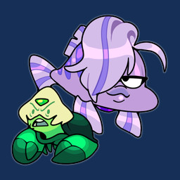 ambiguous_gender dot_eyes duo feral forehead_gem gem lips simple_eyes tail thick_lips toony discount-supervillain cartoon_network steven_universe amethyst_(steven_universe) peridot_(steven_universe) amethyst_(gem_species) aquatic arthropod crab crustacean decapod fish gem_(species) malacostracan peridot_(gem_species) quartz_(gem_species) 1:1 alpha_channel digital_media_(artwork)