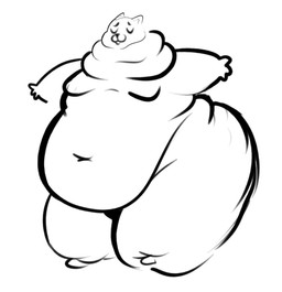 3_fingers anthro belly big_belly black_eyebrows black_nose eyebrows eyes_closed featureless_chest featureless_feet feet fingers fur huge_belly huge_thighs male male_anthro moobs morbidly_obese morbidly_obese_anthro morbidly_obese_male mouth_closed navel nude_anthro nude_male obese obese_anthro obese_male overweight overweight_anthro overweight_male simple_background solo spread_arms thick_neck thick_thighs walking white_background white_body white_fur ractoons felid feline mammal 2023 digital_drawing_(artwork) digital_media_(artwork) full-length_portrait hi_res monochrome portrait sketch spanish_description