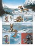 2014 anthro blue_eyes broken_ice canid canine clothed clothing comic detailed_background digital_media_(artwork) duo fangs feels female fennec_fox fox fur hi_res ice lake male mammal open_mouth open_smile outside peril plant reaching sky smile snow teeth tongue tree true_fox uhoh winter young young_anthro zaush