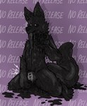 anthro athletic athletic_anthro big_pawpads big_tail bodily_fluids clothing conditioning dripping dripping_tongue drooling drooling_slime edging goo-connected_lips goo_transformation good_boy heart_eyes heart_symbol kneeling latex latex_clothing latex_skinsuit latex_transformation long_tongue male null null_bulge orgasm_denial rubber_clothing saliva skinny skinsuit slime solo suit_transformation tail text tight_clothing tongue tongue_out transformation ricthecusco canid canine canis domestic_dog mammal english_text