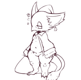 3_toes anthro barefoot beak bottomless bottomless_anthro bottomless_male claws clothed clothing empty_eyes featureless_crotch feet fingers half-closed_eyes hat headgear headwear holding_object holding_pillow male narrowed_eyes navel nightcap open_clothing open_topwear pajamas pillow shortstack solo squean standing tail thick_thighs tired toes topwear vono deadlock mythology valve rem_(deadlock) avian gryphon mythological_avian mythological_creature 2026 english_description hi_res line_art monochrome