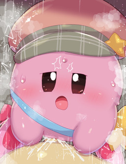beady_eyes bodily_fluids clitoris clothing cowgirl_position cum cum_in_vagina cum_inside cum_splatter duo ejaculation featureless_hands female female_focus female_on_top flat_cap from_front_position front_view genital_fluids genitals glistening glistening_body hat headgear headwear looking_at_viewer male male/female male_on_bottom monotone_body mostly_offscreen_character mostly_offscreen_male narrowed_eyes on_bottom on_top open_mouth parallel_speed_lines penetration penile penile_penetration penis penis_in_vagina pink_body sex solo_focus speed_lines sweat thrust_lines thrusting tongue tongue_out vaginal vaginal_penetration vulva badwingm kirby_(series) nintendo kirby waddling_head 2025 digital_drawing_(artwork) digital_media_(artwork) hi_res shaded soft_shading