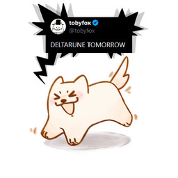 >_< ambiguous_gender blush blush_lines blush_stickers dialogue excited eyes_closed feral fluffy fluffy_tail fur happy open_mouth open_smile quadruped simple_background smile solo speech_bubble tail text three-quarter_view white_background white_body white_fur yelling inkpoizining deltarune_tomorrow_(meme) undertale_(series) annoying_dog_(undertale) canid canine mammal 1:1 2025 digital_drawing_(artwork) digital_media_(artwork) english_text full-length_portrait hi_res portrait