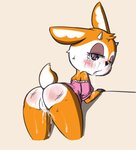 2020 after_sex aggretsuko antelope anthro bent_over blush blush_stickers bodily_fluids bottomless bovid bruised butt clothed clothing cum cum_drip cum_in_mouth cum_in_pussy cum_inside cum_on_face digital_media_(artwork) dripping female fur gazelle genital_fluids genitals half-closed_eyes looking_at_viewer looking_back looking_back_at_viewer mammal narrowed_eyes pussy raised_tail running_makeup sanrio short_tail simple_background solo spank_marks star_eyes tail thomson's_gazelle toony topwear true_antelope tsunoda_(aggretsuko) vono