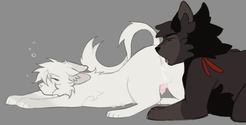 anal duo feral feral_on_feral fur genitals grey_background male male/male oral penis pink_penis rimming sex simple_background white_body white_fur littleperrito warriors_(book_series) bearheart_(littleperrito) fan_character sealfluff_(littleperrito) domestic_cat felid feline felis mammal 2025 hi_res