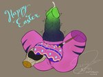 butt genitals holidays intersex knot maleherm penis pussy entitropy easter sprix_(sprixlnine) 4:3 absurd_res hi_res