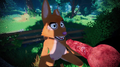 animal_genitalia animal_penis anthro canine_genitalia canine_penis deep_throat disembodied_penis duo ear_piercing faceless_character faceless_male fellatio female forest genitals knot knotted_penis male male/female nipple_piercing nipples nude nude_anthro oral oral_penetration outside penetration penile penis piercing plant sex tail tail_motion tailwag teeth tongue tongue_out tree what teratomon kaylafox_(modeler) dreamworks the_bad_guys diane_foxington canid canine canis fox mammal wolf 16:9 3d_(artwork) 3d_animation animated digital_media_(artwork) hi_res high_framerate no_sound short_playtime video widescreen