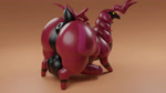 animal_genitalia animal_penis anus balls big_balls big_butt big_penis butt erection feral genitals huge_butt looking_at_viewer male penis puffy_anus simple_background solo tail thick_thighs twerking iynize_(artist) nintendo pokemon arthropod generation_5_pokemon pokemon_(species) scolipede 16:9 3d_(artwork) 4k absurd_res animated digital_media_(artwork) hi_res no_sound short_playtime webm widescreen