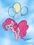 attached_to_balloon balloon balloon_support blue_eyes cutie_mark female feral fur hair hanging_from_balloon inflatable inflatable_support open_mouth pink_body pink_fur pink_hair solo altohearts friendship_is_magic hasbro my_little_pony pinkie_pie_(mlp) earth_pony equid equine horse mammal pony 2014 3:4