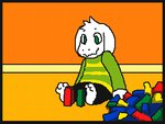 angry big_ears block bodily_fluids clothing crying duo eyelid eyelid_pull eyelid_pull_taunt female gesture glistening glistening_eyes green_clothing green_eyes making_faces male red_eyes taunt taunting tears teasing text tongue tongue_out young unknown_artist undertale undertale_(series) asriel_dreemurr chara_(undertale) toriel boss_monster_(undertale) bovid caprine human mammal monster 4:3 animated low_res short_playtime mother_(lore) parent_(lore)